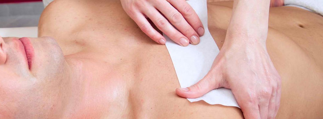 Depilacija prsi in hrbta